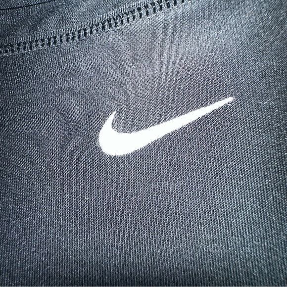 Vintage Nike Dri Fit Wide Leg Training Pants Black Ladies Small - Picture 4 of 8